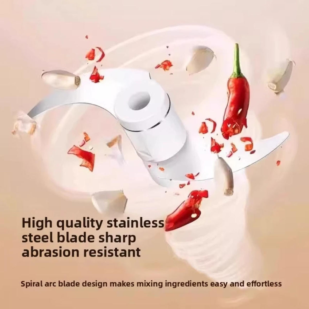 1PC Electric Garlic Chopper Mi - Kitchen Baking Appliances ulasan dan harga