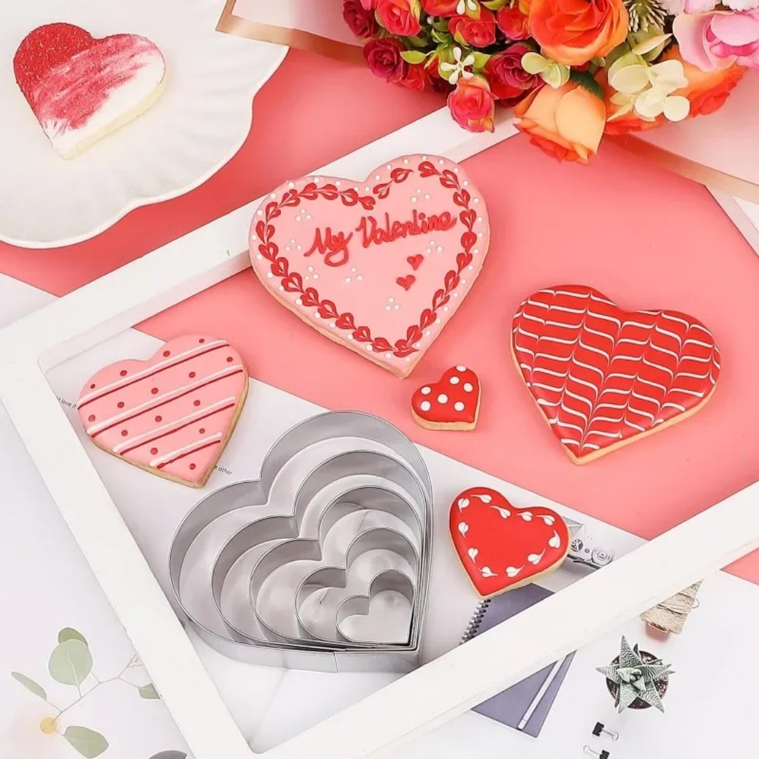 5PCS Cookie Cutter Set, Food G - Cookie Cutter Set ulasan dan harga