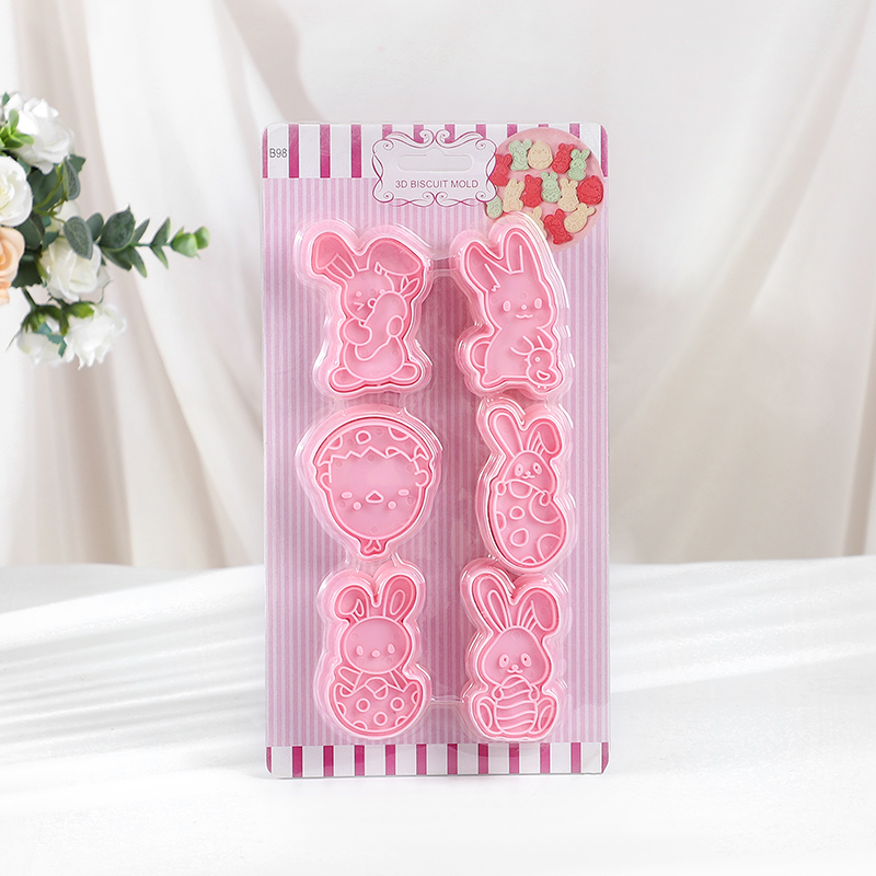 6pcs/Set Easter Bunny Cookie C - Cookie Cutter Set ulasan dan harga