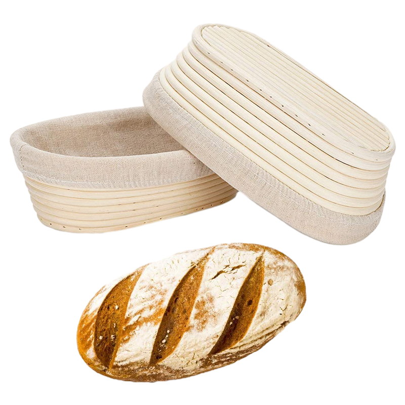 Natural Rattan Bread Basket wi - Proofing Basket Banneton ulasan dan harga