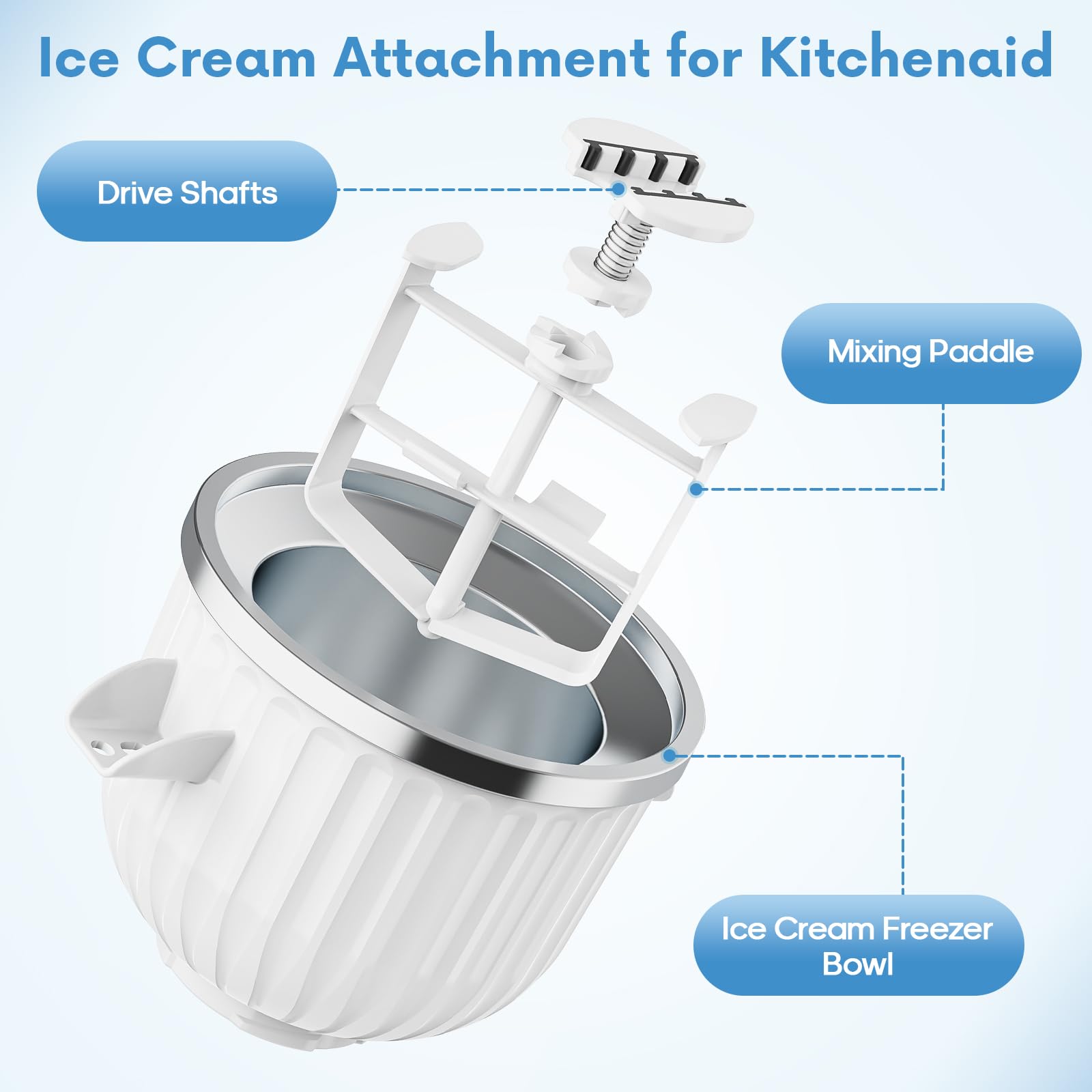 2 Quart Ice Cream Maker Attach - Kitchenaid Baking Set ulasan dan harga