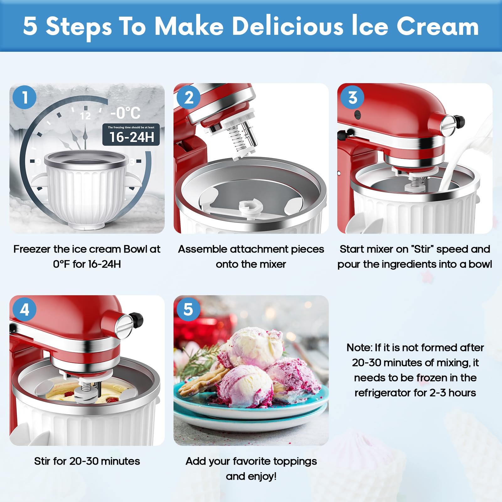 2 Quart Ice Cream Maker Attach - Kitchenaid Baking Set ulasan dan harga
