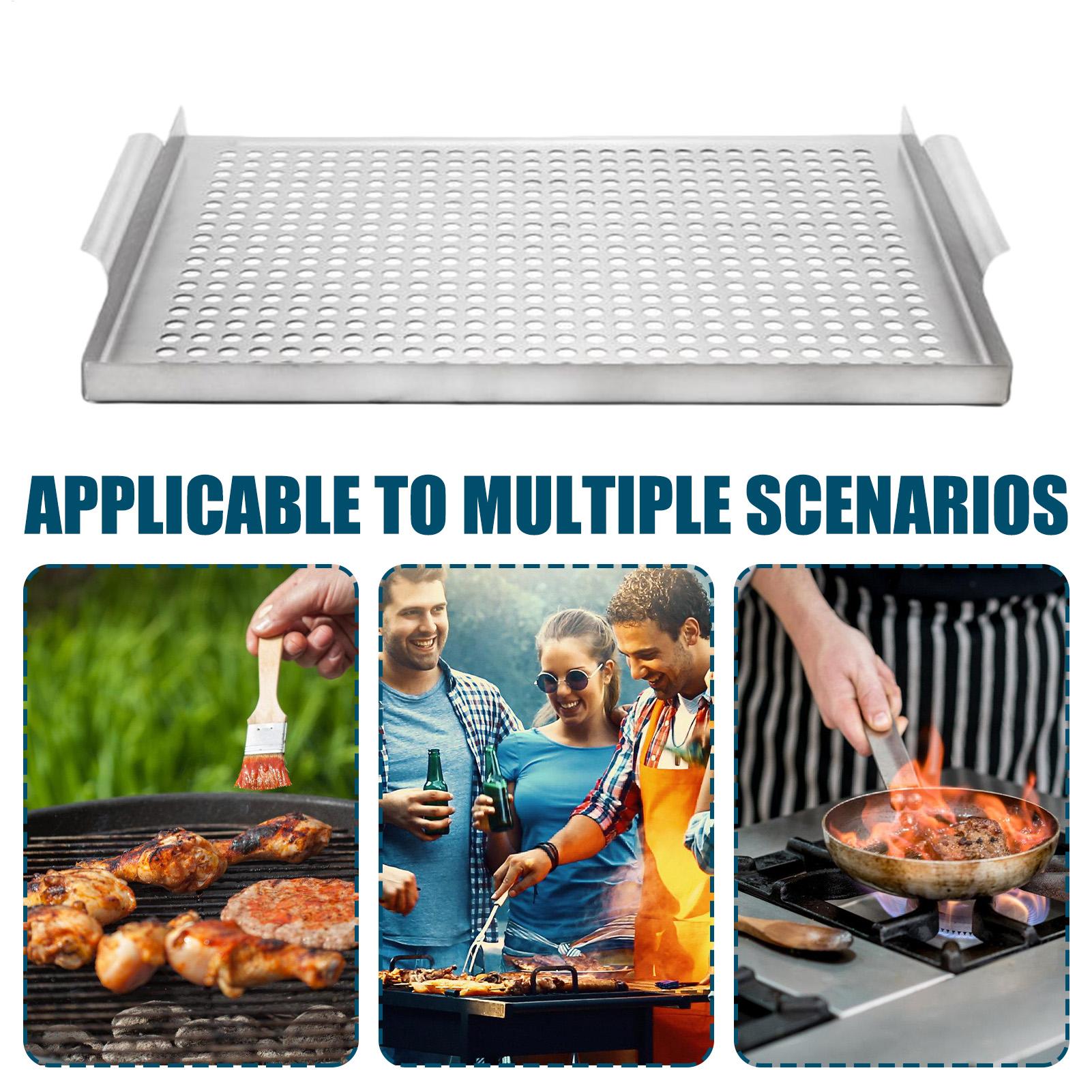 Stainless Steel Grilling Pan N - Kitchen Baking Trays ulasan dan harga