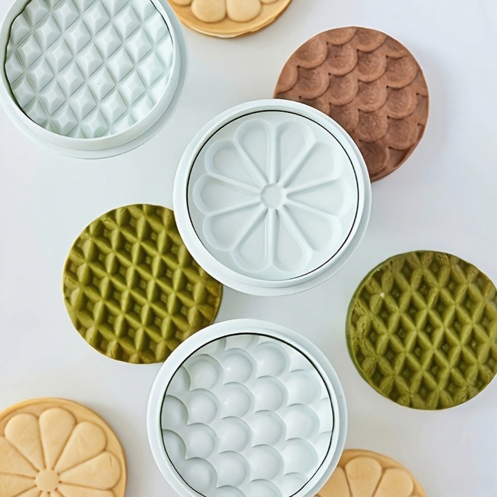 3pcs Lemon-Shaped Round Patter - Cookie Cutter Set ulasan dan harga