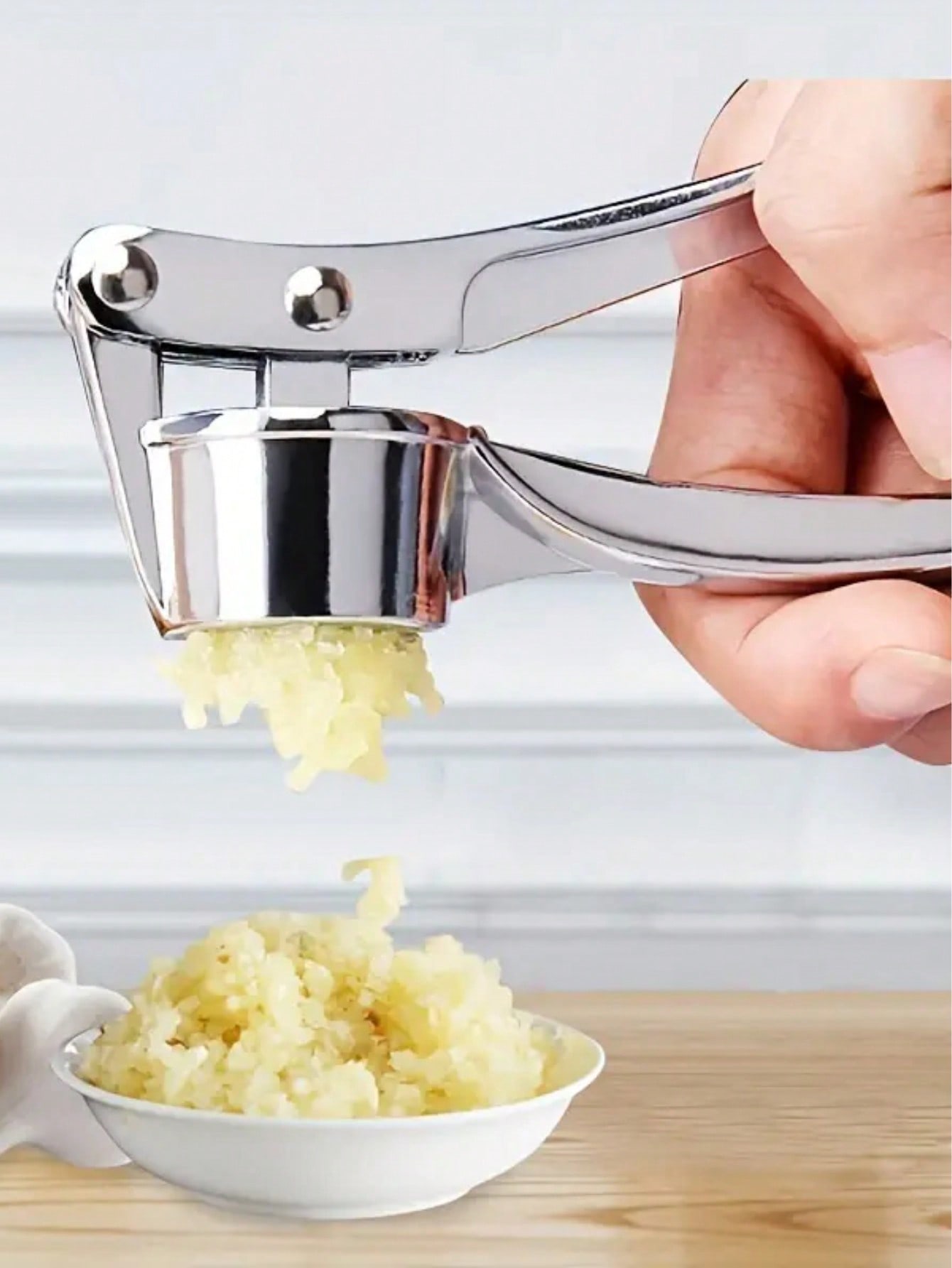 Kitchen Garlic Press Crusher M - Kitchen Job ulasan dan harga