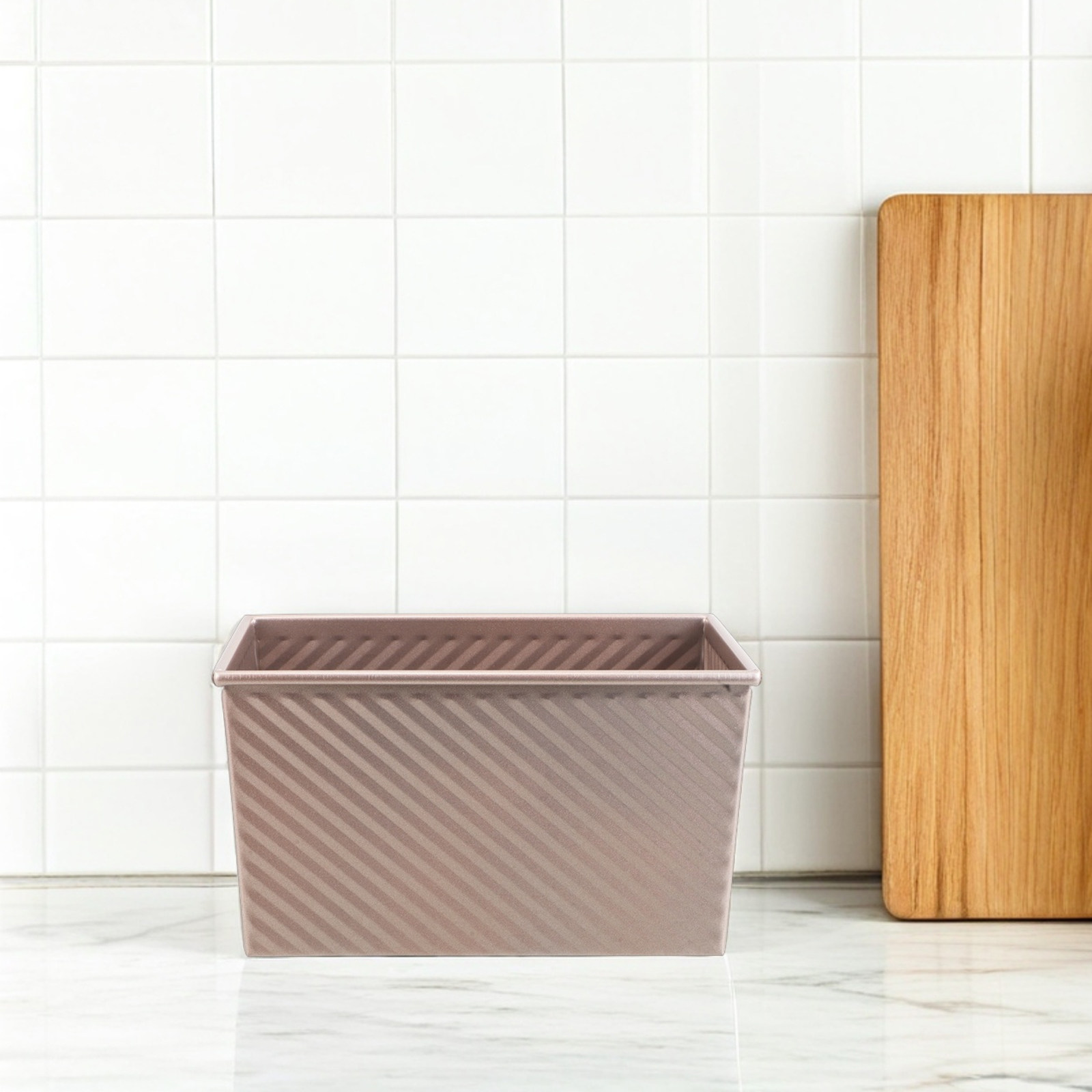 Non-Stick Rectangular Toast Pa - Kitchen Baking Trays ulasan dan harga