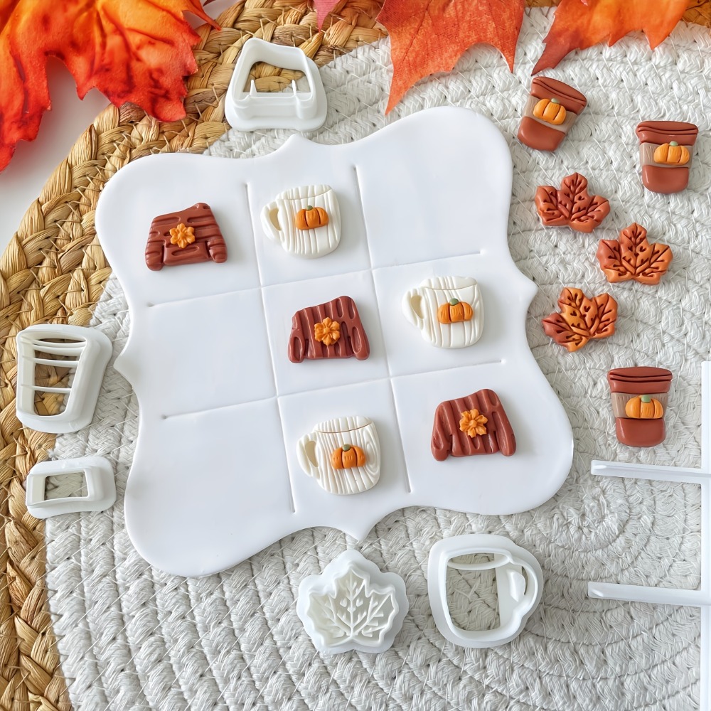 7Pcs Autumn Tic-Tac-Toe Cookie - Cookie Cutter Set ulasan dan harga