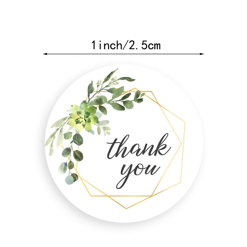 500pcs Thank you Roll Stickers - Kitchen.Baking Labels ulasan dan harga