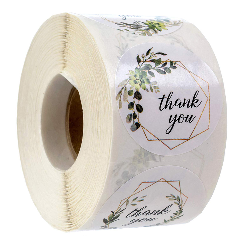 500pcs Thank you Roll Stickers - Kitchen.Baking Labels ulasan dan harga