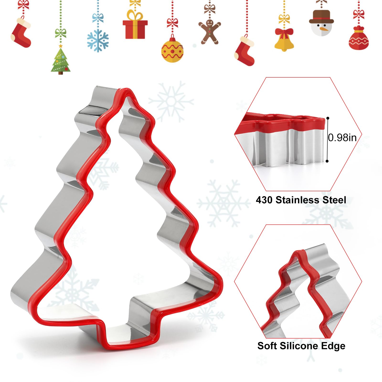 FAIS DU 3pcs Christmas Tree Co - Cookie Cutter Set ulasan dan harga
