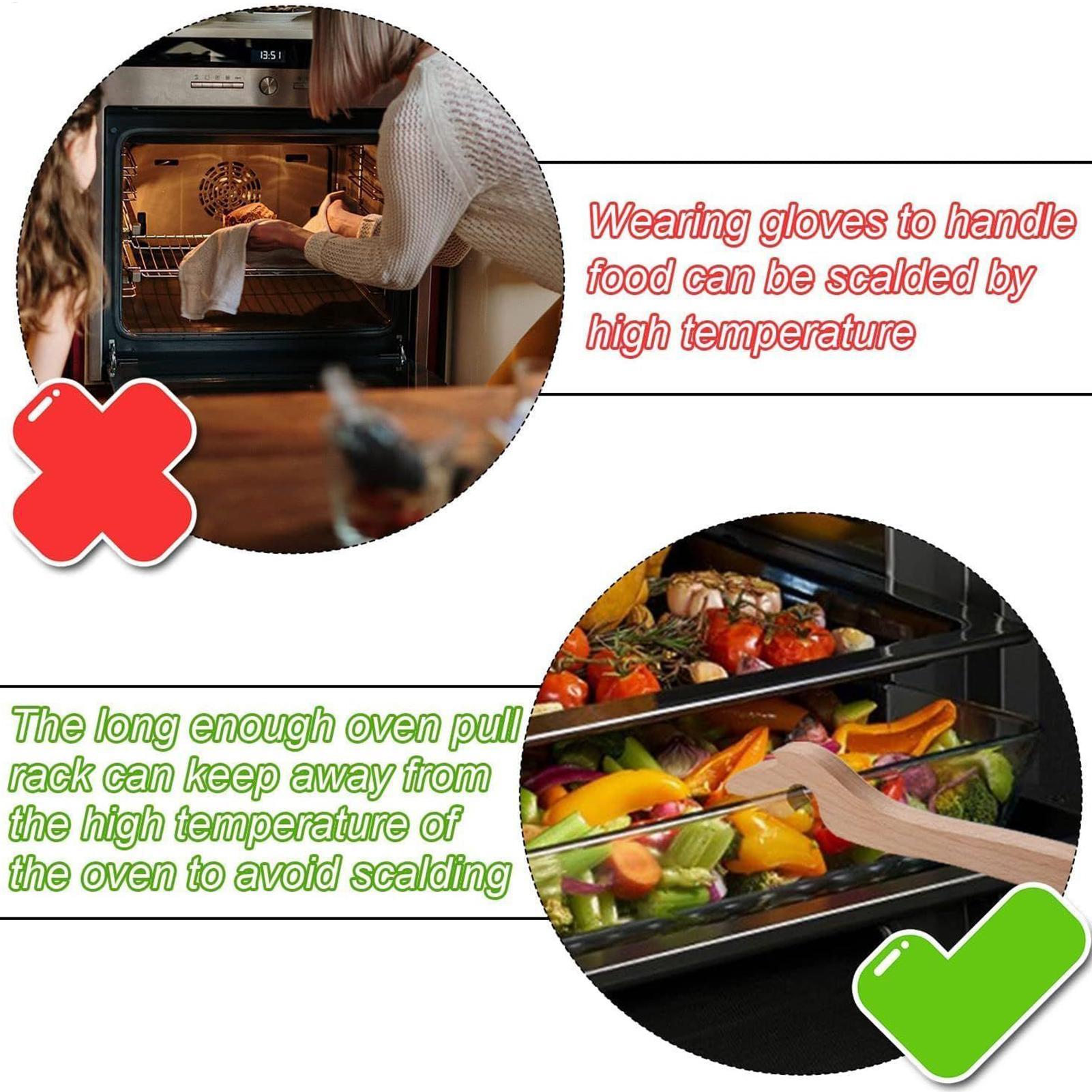 Oven Rack Puller Tool Wooden L - Cool Kitchen Baking Gadgets ulasan dan harga