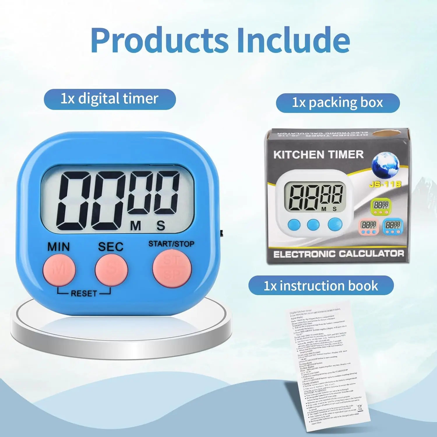 Magnetic Kitchen Timer Digital - Baking Kitchen Set Up ulasan dan harga