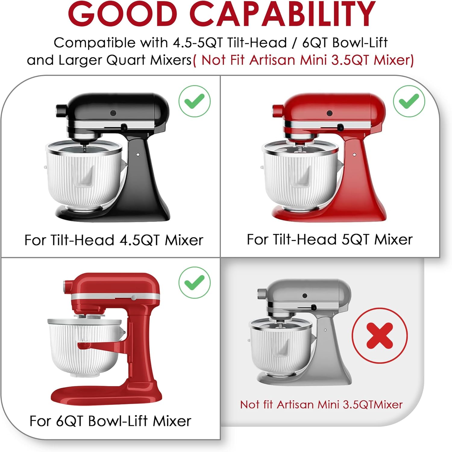 Ice Cream Maker Attachment for - Kitchenaid Baking Set ulasan dan harga