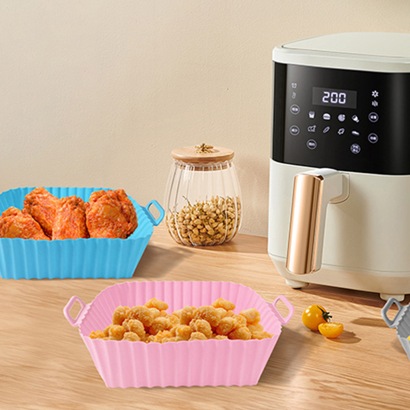 Silicone Fryer Mold Air Fryer  - Kitchen Baking Trays ulasan dan harga