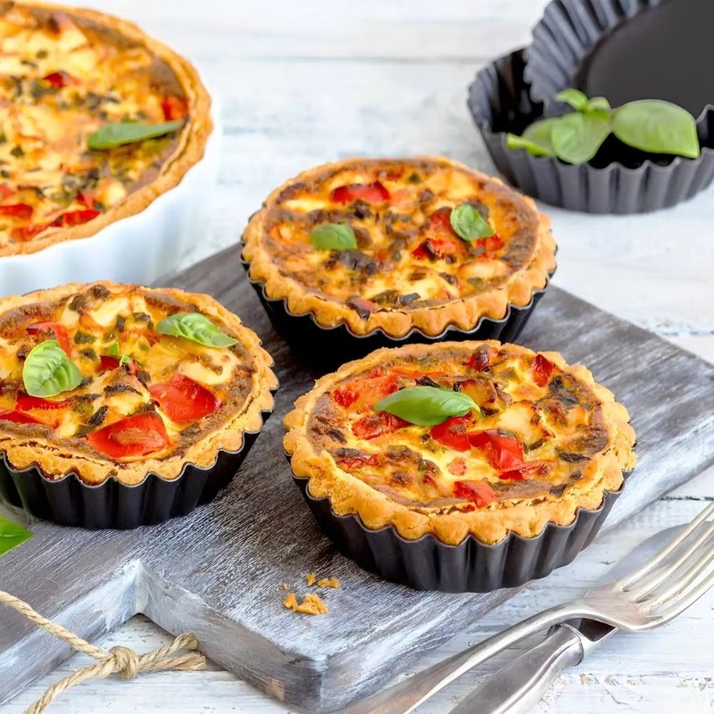 1pc Removable Bottom Fluted Ta - Kitchen Baking Trays ulasan dan harga